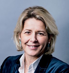 Delphine Lombard, 47 ans, est la nouvelle directrice de la communication du groupe Colas. [©Franck Juery]