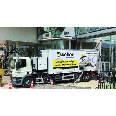 Weber : Mortiers de sols clefs en main