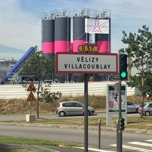 L’installation mobile de BMS aide à l’édification du centre commercial Vélizy 2. [©BMS]