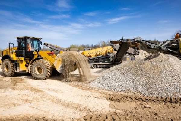 Plate-forme de recyclage de Cemex, à Toulouse (31). [©Cemex]