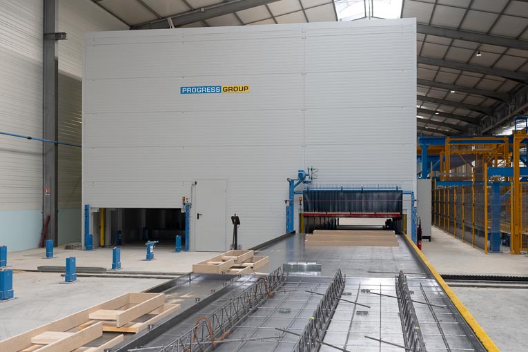 A2C Préfa – Progress Group. Etuve.