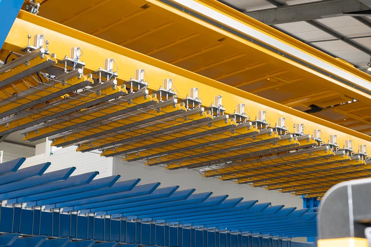 A2C Préfa – Progress Group. Robot de pose des treillis soudés.