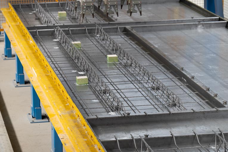 A2C Préfa – Progress Group. Raidisseurs en place.