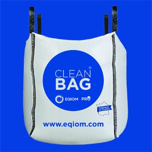 Eqiom Granulats a imaginé les sacs Clean Bag, plus propres et pratiques pour le conditionnement des granulats.