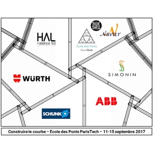 Le workshop “Construire le courbe 2017” aura lieu du 11 au 15 septembre 2017. [© Würth France/Ecole des Pont et Chaussées]