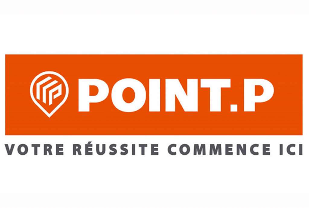 Le nouveau logo de Point.P, qui affiche “Votre réussite commence ici”, doit accompagner les nouvelles ambitions du groupe. [©Point.P]