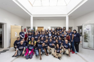 Le centre a été inauguré le 19 avril 2019 en présence d’Operation Smile, d’Article 25, de l’équipe de Sto et du personnel médical. [©Grant Smith, Londres]