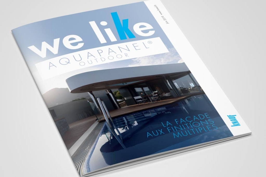 Knauf propose la nouvelle édition du “Guide Aquapanel Outdoor”. [©Knauf Insulation]