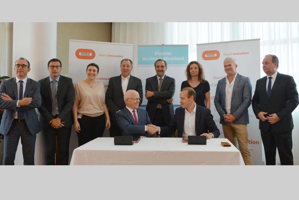 HGCT et Bouygues Construction ont signé un partenariat pour développer des bétons à faible empreinte carbone. [©Bouygues Construction]