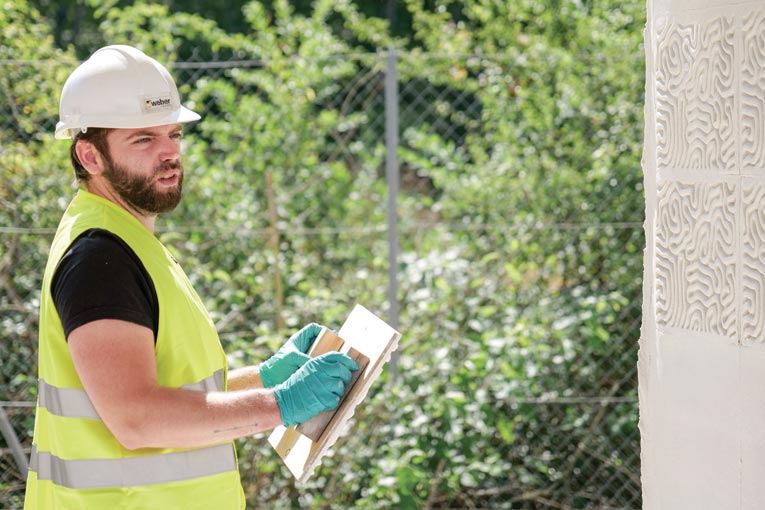 D'octobre 2018 à août 2019, le site de Servas (Ain) de Saint-Gobain Weber a accueilli l’artiste plasticien Jérémy Gobé en résidence.  [©Weber]