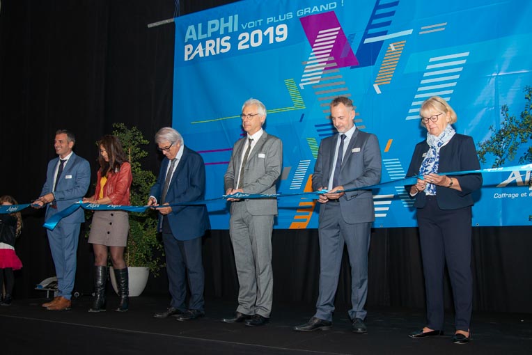 Inauguration du nouveau pôle logistique Alphi, à Coignières, en Ile-de-France. [©ACPresse]