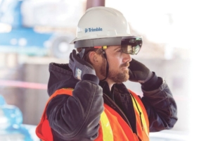 Trimble dévoile le casque Trimble XR10. [©Trimble]