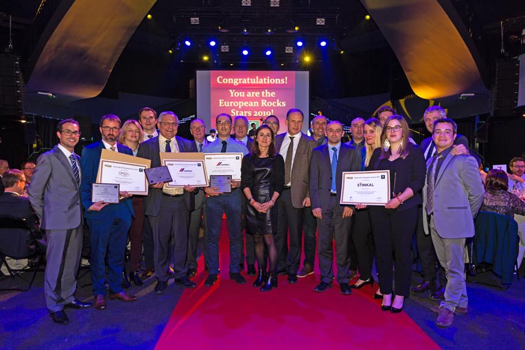 Les lauréats français primés aux Trophées européens du développement durable, le 20 novembre dernier. [©BSR]