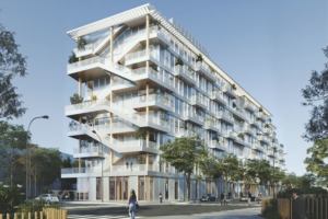 Catégorie “BBCA tertiaire neuf” : Saint-Denis (93) – WoodWork. Maître d’ouvrage : WO2 / Architecte : Nicolas Laisné et Dimitri Roussel / Constructeur : Vinci construction / Bureaux d’études : Sinteo. Label BBCA Neuf 2018 délivré par Certivéa – Niveau : performance – Stade : conception.