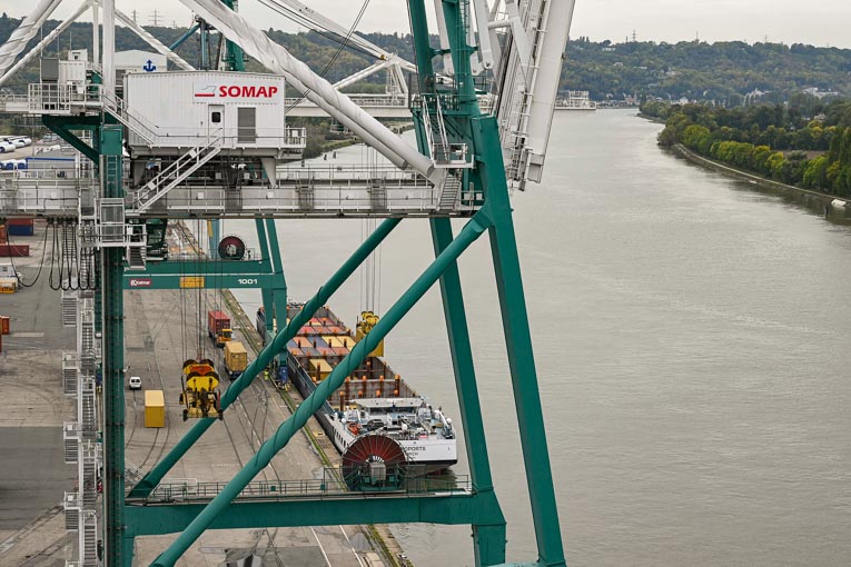 Zone portuaire de Rouen. [©Haropa]