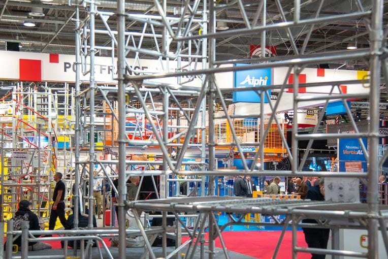 Le Hall 5B de Batimat a accueilli les constructeurs de matériels pour le BTP. [©ACPresse]