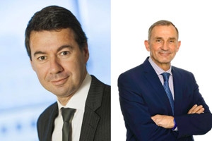 Laurent Germain, directeur général, et Pierre-Marie Chavannes, président non exécutif du conseil d'administration d'Egis. [©Egis]