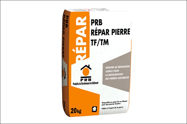 Le Répar Pierre TF/TM – DF/DM de PRB permet d’effectuer des réparations sur des façades de pierre. [©PRB]