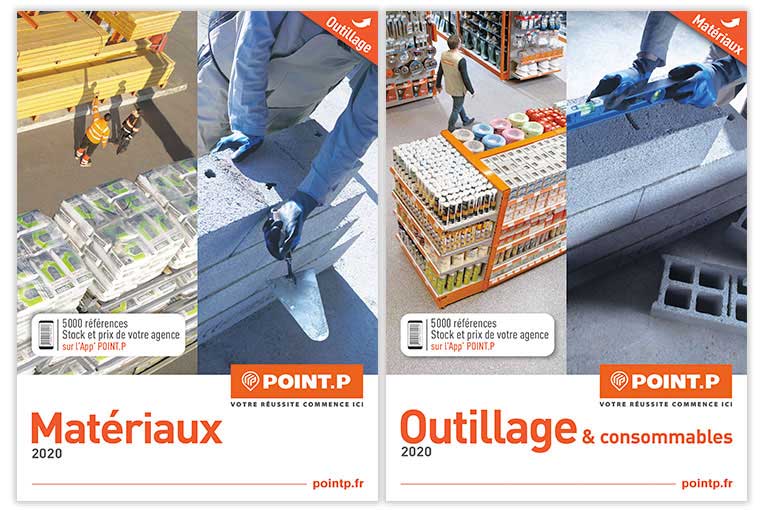 Point.P a publié le catalogue “Matériaux, Outillages & Consommables”.  [©Point.P]