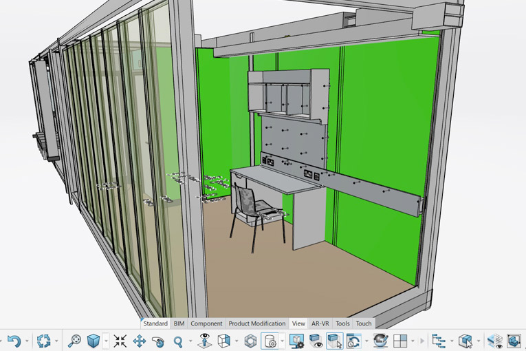 La plate-forme 3DExperience permet à Bouygues Construction de s’ancrer dans la conception de demain. [©Bouygues Construction]