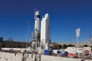 La nouvelle centrale mobile STK d’Imer France a été déployée, pour la première fois en France, en plein centre-ville de Marseille. [©Imer France]