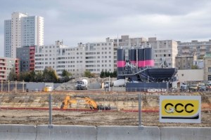 GCC privilégie l’installation d’une centrale à béton sur site lorsque cela est possible. [©GCC]