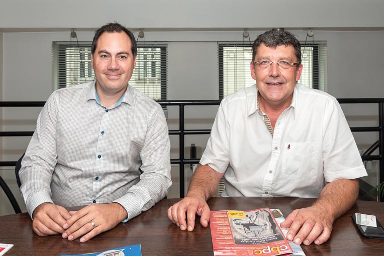 Joël Bardier, propriétaire et actionnaire de Marcotte Systèmes, et Alain Doh, directeur technique Europe.  [©ACPresse]