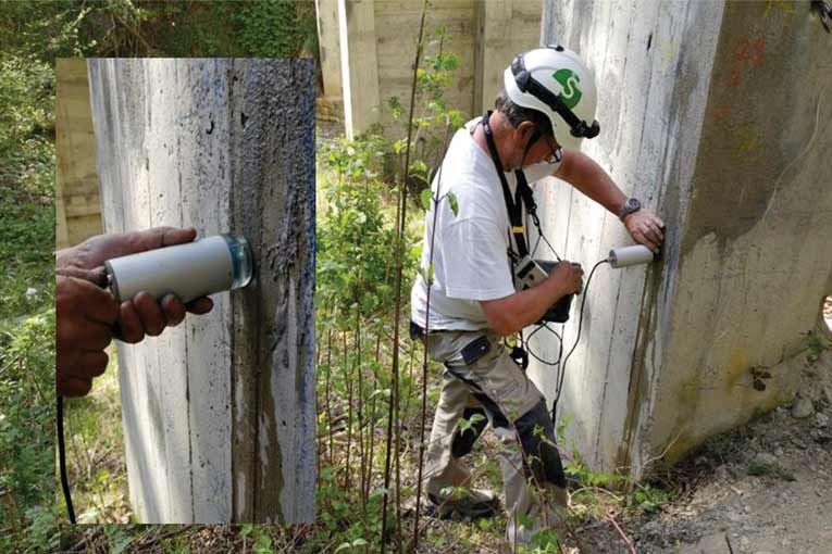 Mesure de la vitesse de corrosion avec une sonde “diamond”. 