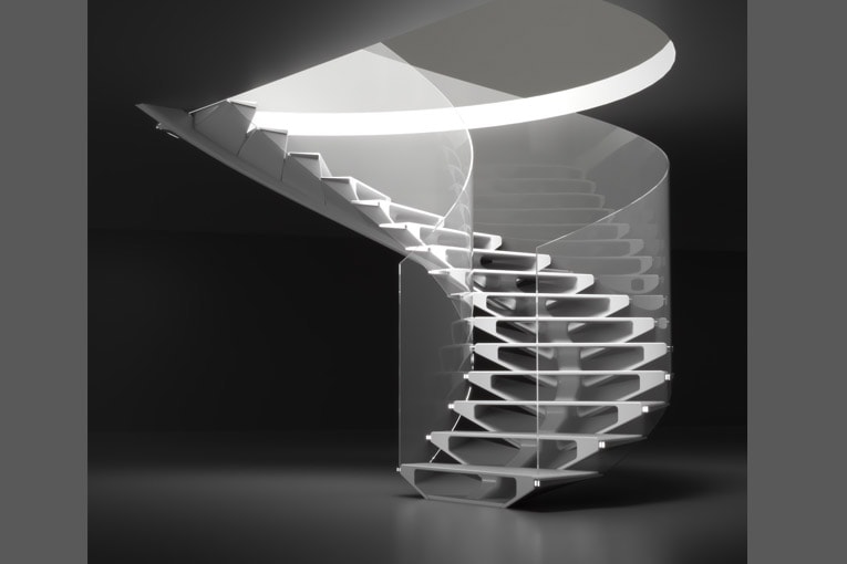 Le 1er prix des Stairs Design Awards a été décerné au projet “Ascension verticale”. [©PBM]