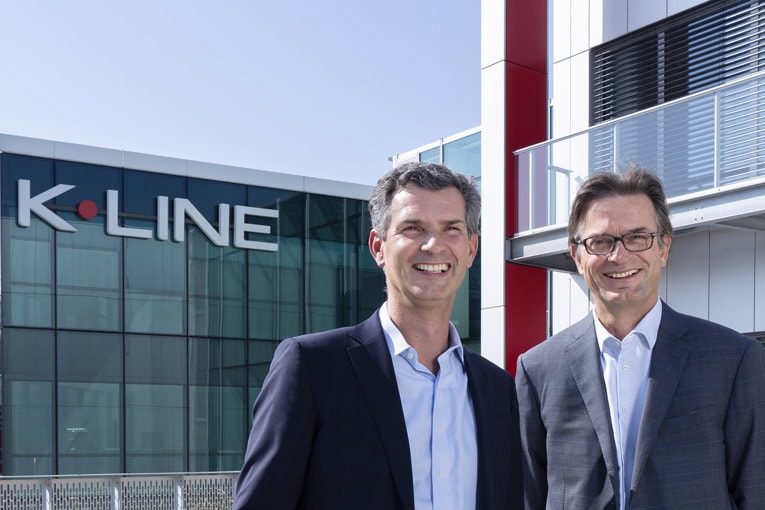 Bruno Léger, directeur général de Liébot, a annoncé la nomination d’Olivier de Longeaux au poste de directeur général de K-Line, filiale du groupe. [©K-Line]