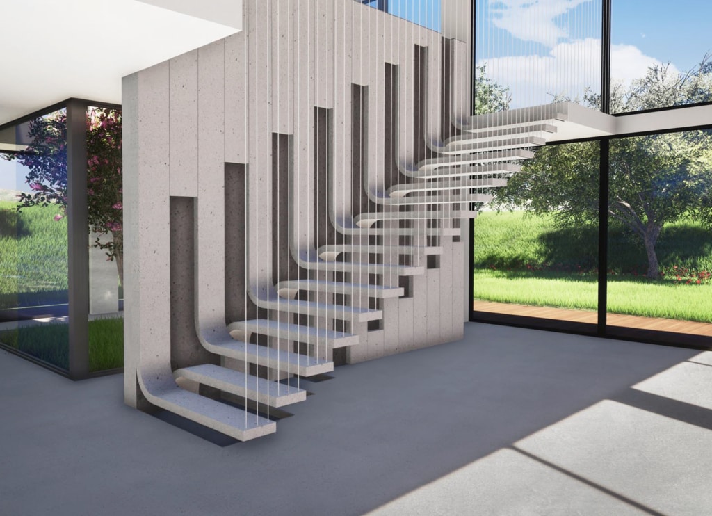 Le 3e prix des Stairs Design Awards a été décerné au projet “Peel Concrete”. [©PBM]