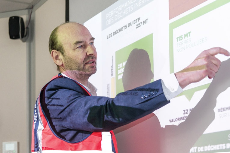 Christophe Jozon, président de la commission “Economie circulaire” à l’Unicem : « L’économie circulaire, nous la pratiquons depuis longtemps... »  [©ACPresse]