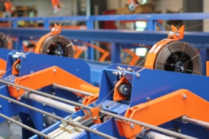 La SpinMaster de Pedax permet de conditionner les treillis d’armatures en rouleaux. [©Pedax]