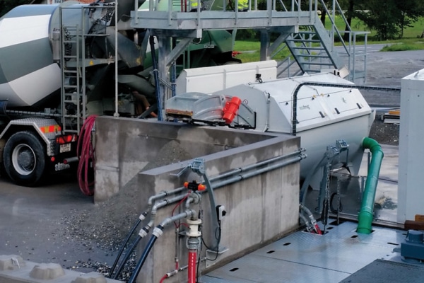 Le système de recyclage Ecofrog est distribué en France par Béton Stone Consulting. [©ACPresse]