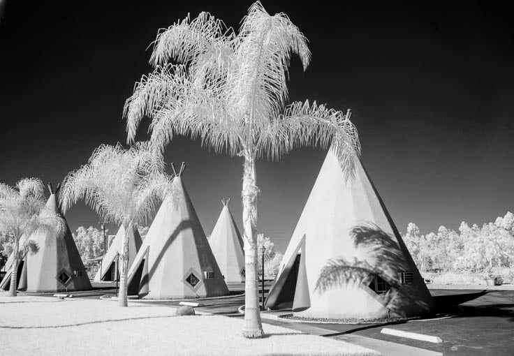  Entre 1930 et 1950, des Wigwam Motel ont vu le jour sur les routes américaines. [©Carol M. Highsmith]