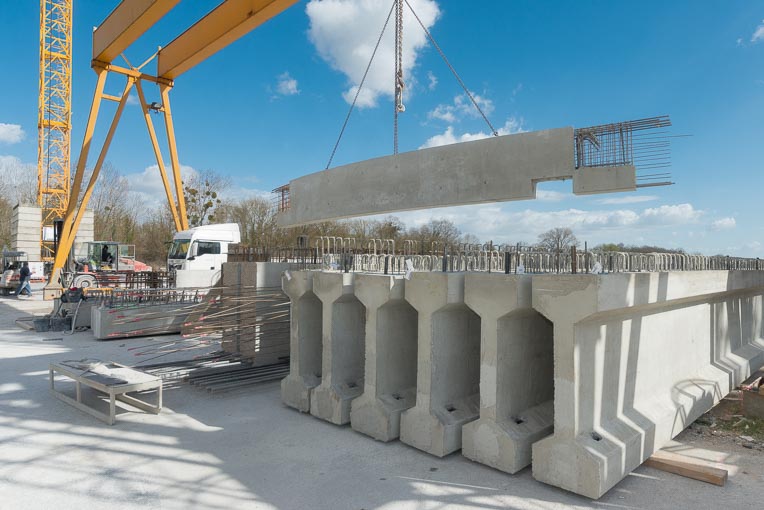 Eléments préfabriqués en béton. [©ACPresse]