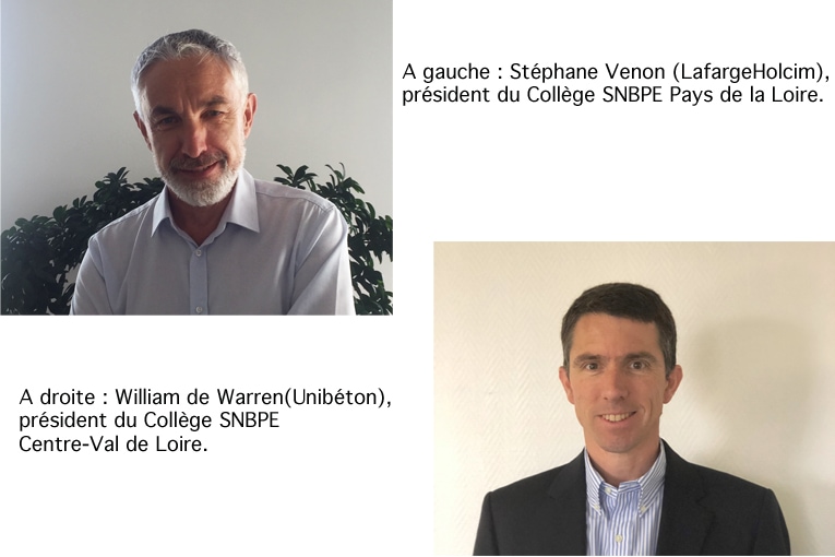Stéphane Venon (LafargeHolcim) devient président du Collège SNBPE Pays de la Loire. Il succède à William de Warren (Unibéton), qui est nommé à la présidence du Collège Centre-Val de Loire. [©SNBPE]