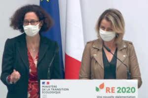 Emmanuelle Wargon et Barbara Pompili ont présenté les derniers arbitrages autour de la RE 2020.