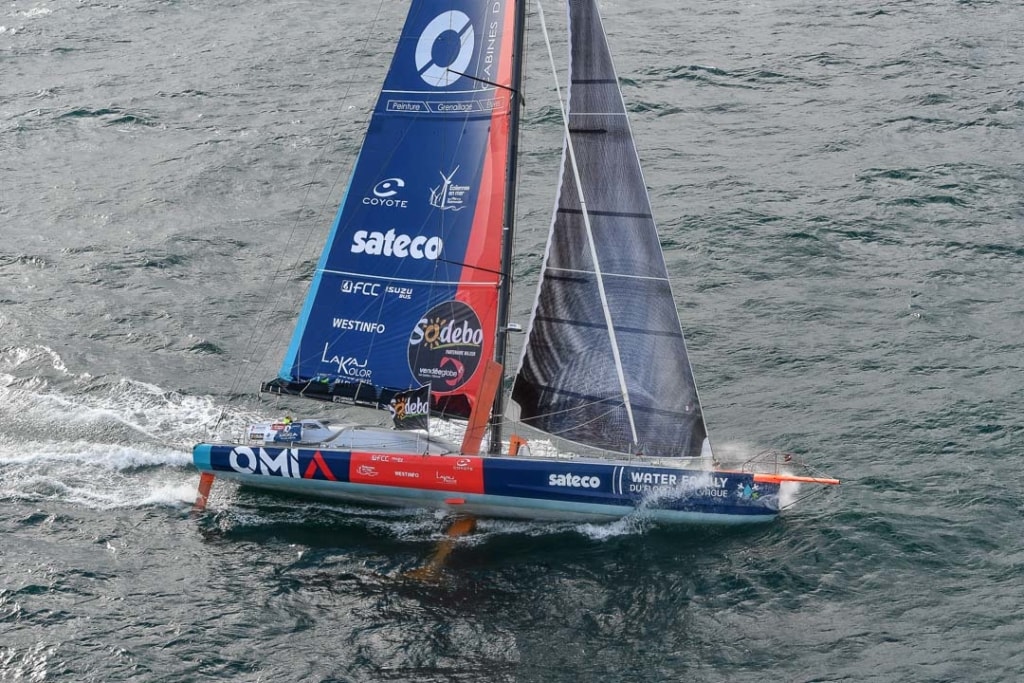 Le monocoque de Benjamin Dutreux vient a franchi l’Equateur dans le cadre du Vendée Globe Challenge. [©Team Omia – Water Family]