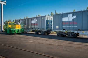 Cem’In’Eu a établi un accord avec Fret SNCF pour la traction ferroviaire et dispose de son propre embranchement sur son site d’Aliénor Ciments. [©ACPresse]