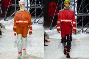 Pour son défilé de 2018, Calvin Klein a pioché son inspiration dans les vêtements de travail. [©Calvin Klein]