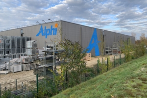 Plate-forme logistique de Saint-Genix-Les-Villages d’Alphi, site sur lequel sera réalisé le projet présenté au fonds d’accélération aux investissements industriels dans les territoires. [©Alphi]