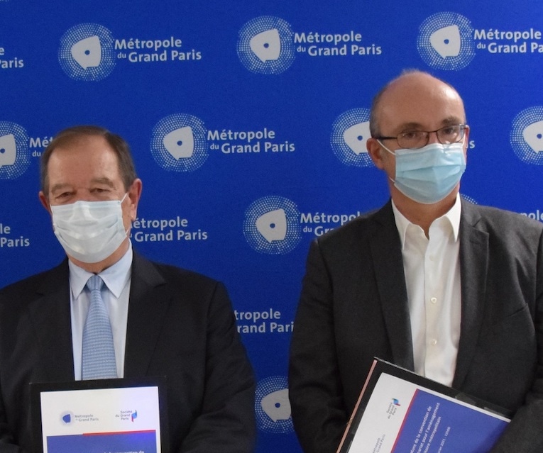 Patrick ollier et Thierry Ollier lors de la signature du partenariat.[©DR]