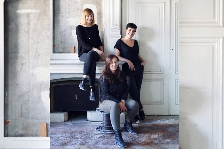 Pauline Surh, Claire Meunier et Gaëlle Lonjou, architectes de l’agence Ré-Architecture. [©Ré-Architecture]