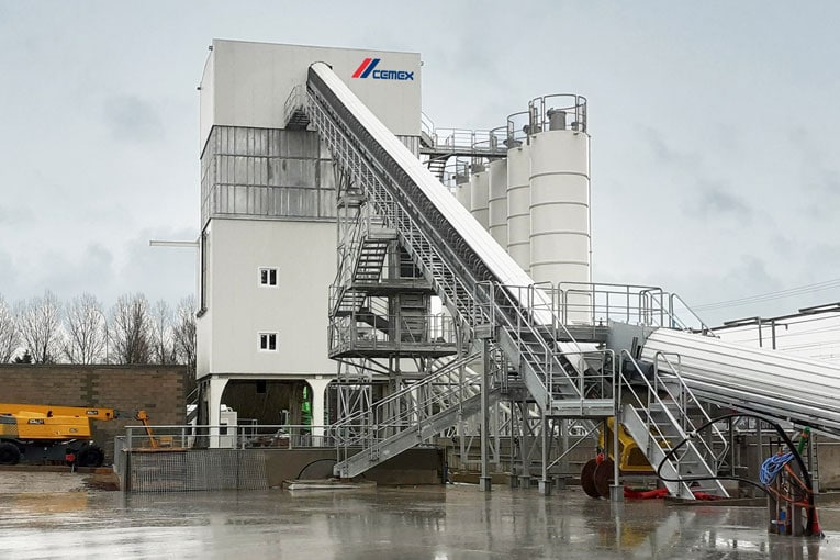 A Toulouse-Sud, Cemex a fait appel à Elkon pour la construction de la nouvelle centrale à béton. [©Cemex]