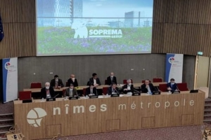 Lors d’une conférence de presse, le jeudi 11 mars, le groupe Soprema a annoncé l’acquisition de deux terrains pour construire de nouveaux sites de production. [©Soprema]
