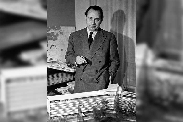 L’architecte et enseignant suisse, Jean Tschumi, a principalement œuvré après la Seconde Guerre mondiale, dans les années 1950. [©Wiki Commons]
