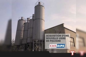 Avec l’acquisition du fabricant polonais KMK Gips, le groupe Toupret montre sa croissance en Europe de l’Est. [©Toupret]