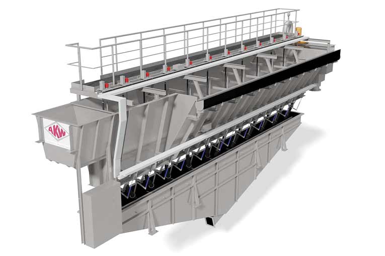 Dans sa plus grande dimension, le classificateur Akorel d’AKW se développe sur une longueur de 16 m, pour 3,50 m de large.  [©AKW]