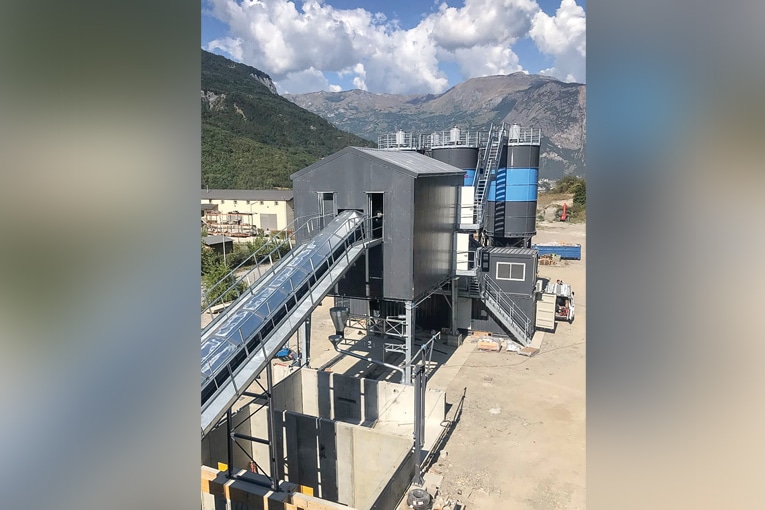 La nouvelle centrale MCF de 3 Béton à Saint-Julien-Mont-Denis, en Maurienne. [©3 Béton]